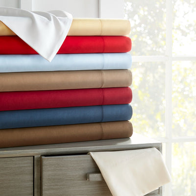 600 Thread Count 100% Egyptian Cotton Solid Sheets