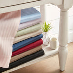 1000 thread count egyptian cotton split king stripe sheets