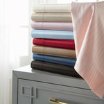 300 thread count egyptian cotton split king stripe sheets