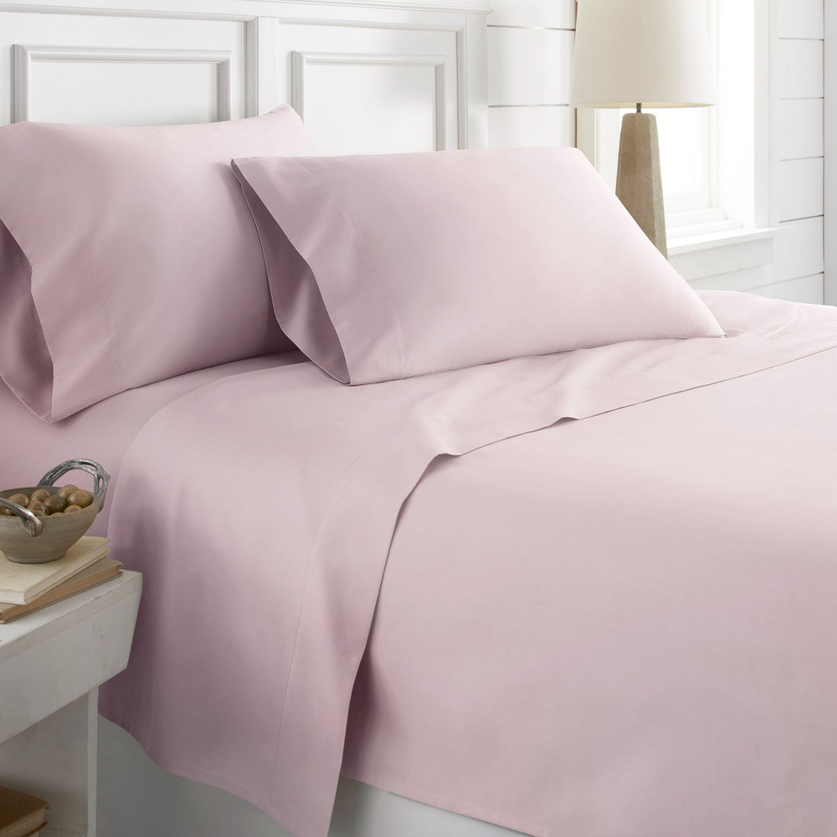Egyptian Cotton Solid Lavender Sheets