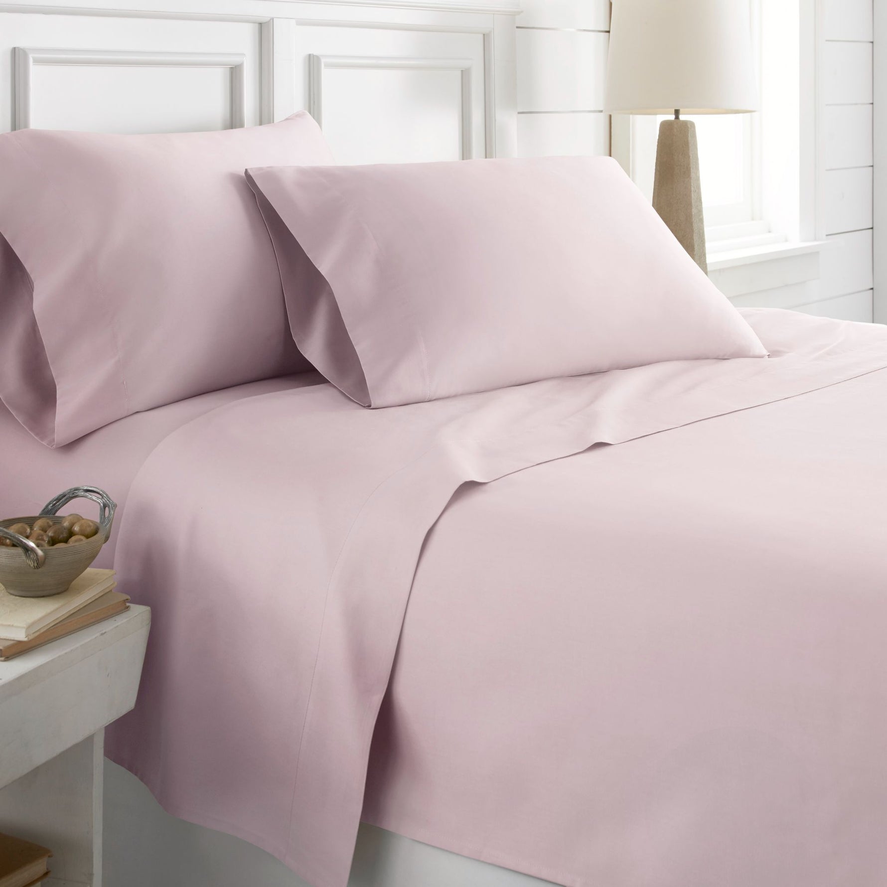 600 Thread Count Egyptian Cotton Solid Lavender Sheets