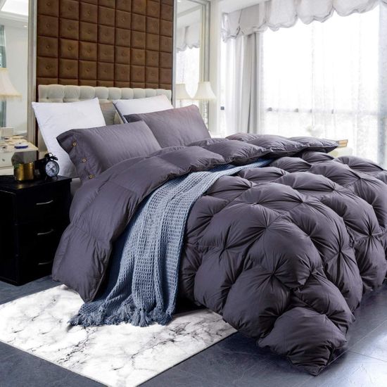 Knotted Design 750 Fill Power Goose Down Comforter