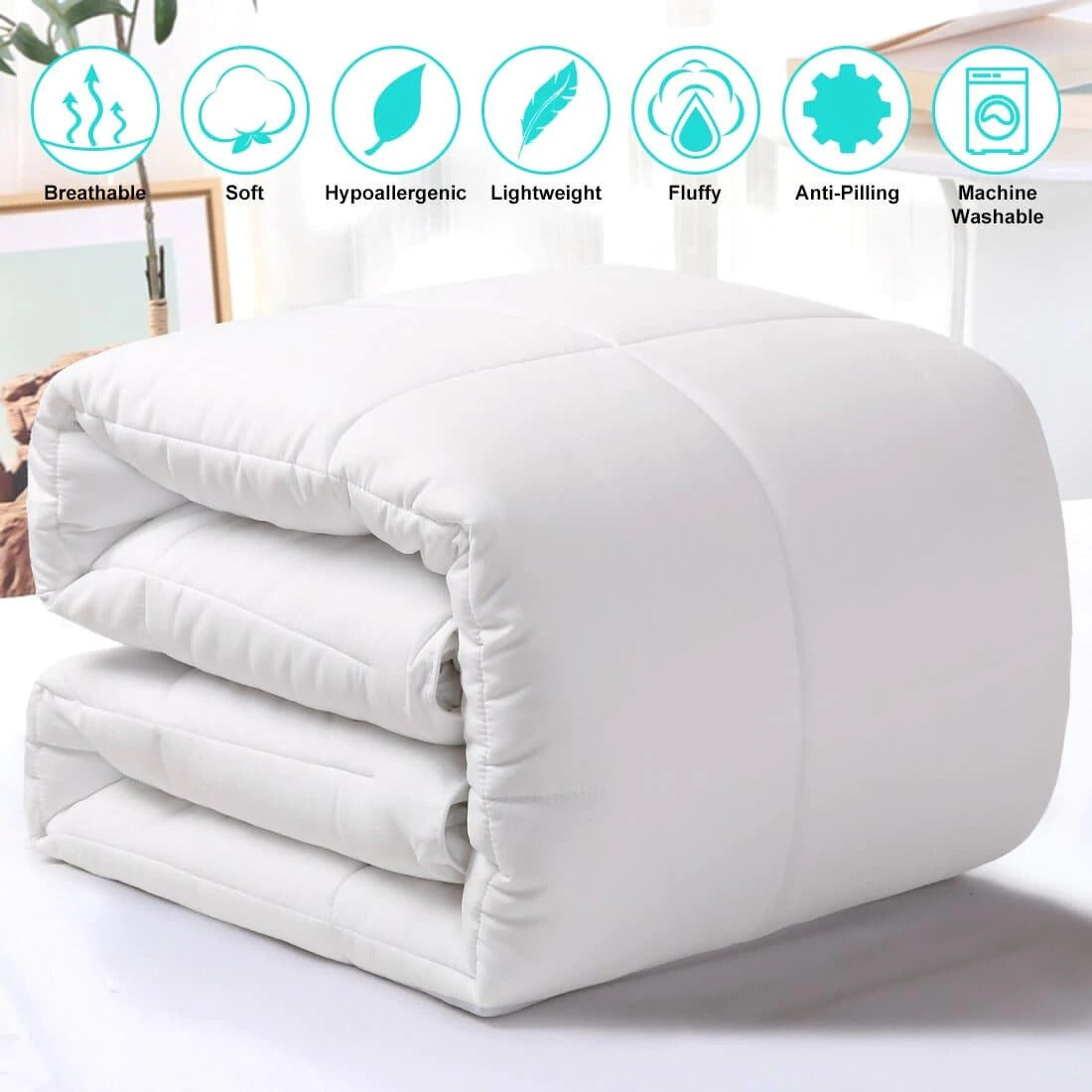 Soft 300 Thread Count Down Alternative Comforter - Royal Egyptian Bedding